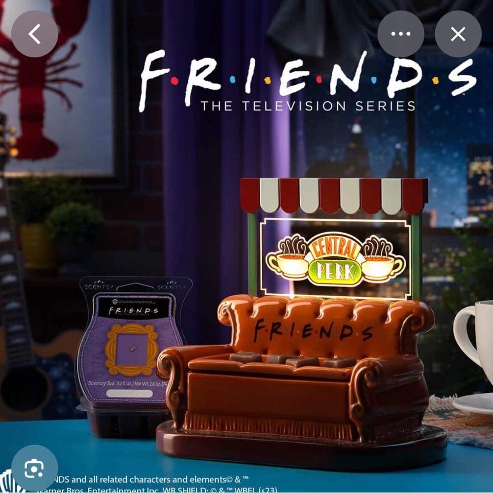 Scentsy Warmer FRIENDS Central Perk, & Bar! Discontinued, HTF, NEW IN BOX